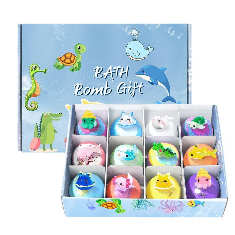🛁🐣Bath Bombs For Kids – 12 Pack With Surprise Toys Inside, Easter Basket Stuffers