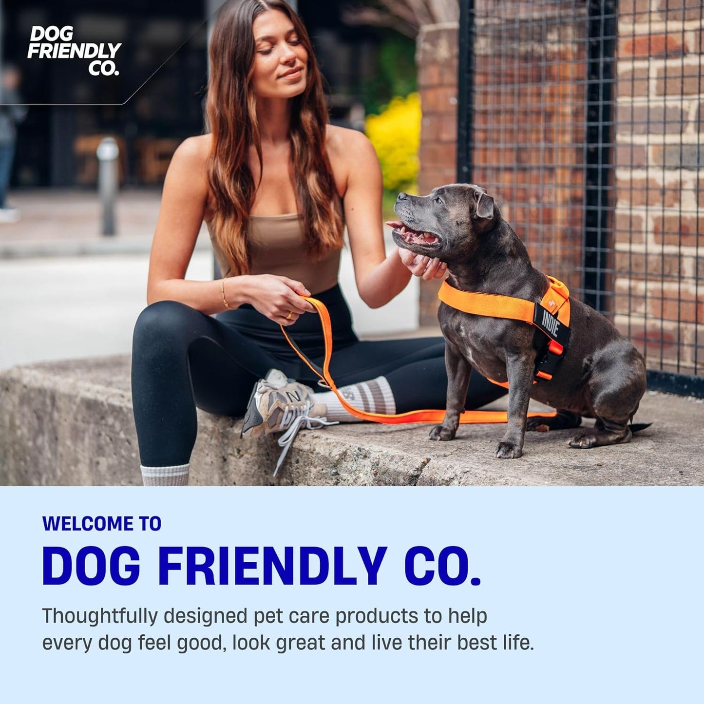 ๐ Dog Harness โ Adjustable, Lightweight & Easy-to-Us