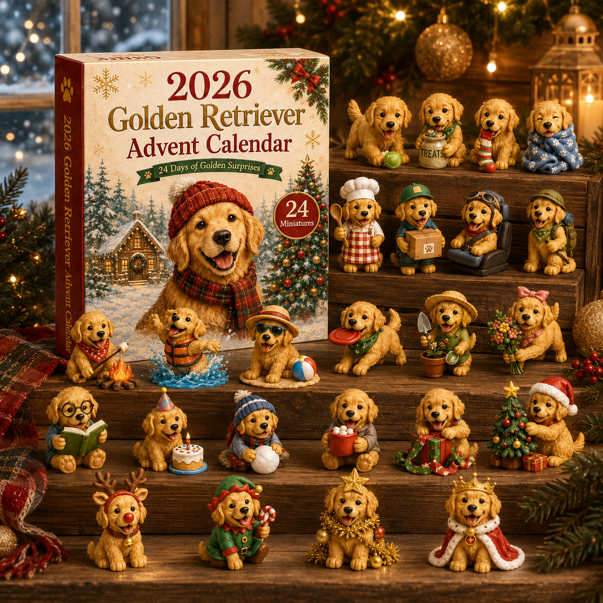2026 Golden Retriever Advent Calendar ππ β 24 Days of Adorable Dog Surprises