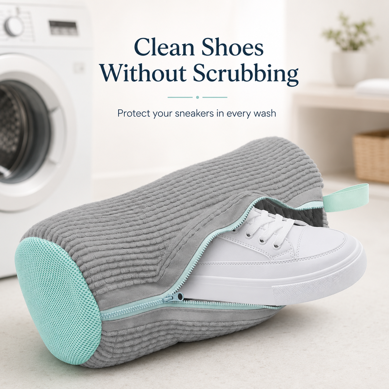 π No-Scrub Shoe Washing Bag β Clean & Protect Your Sneakers In The Washing Machine