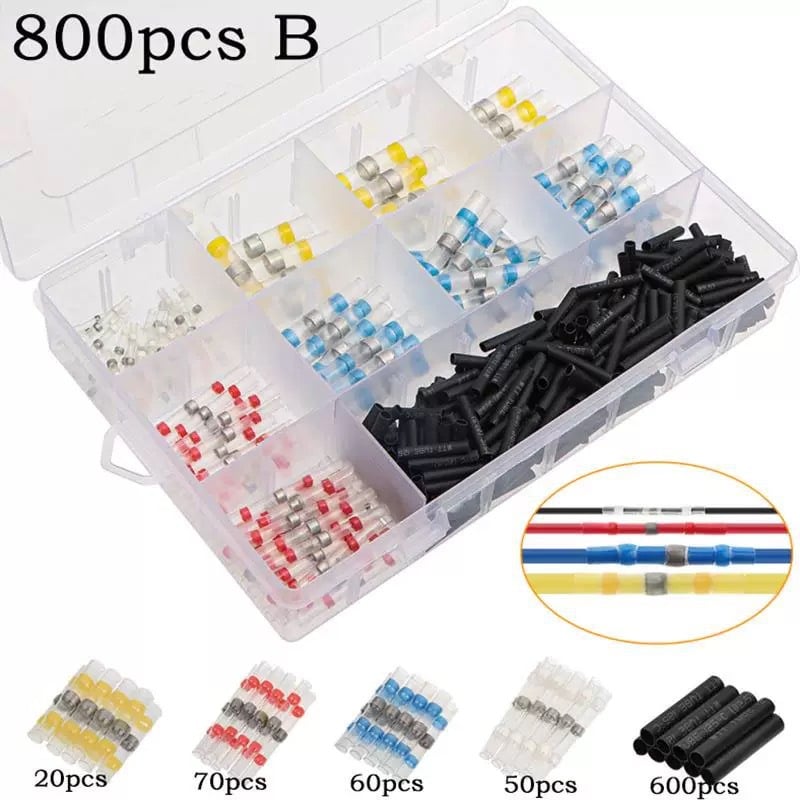 đĽLast Day 49% OFF - â¨300PCS WATERPROOF SOLDER WIRE CONNECTOR KIT