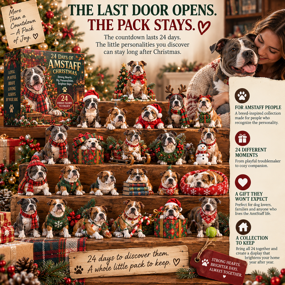 π24 Days of AmStaff Christmas β 24 Big Personalities, One Loyal Pack πΎπ