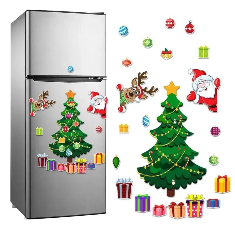đ Christmas Refrigerator Magnets â Festive DIY Fridge Decoration