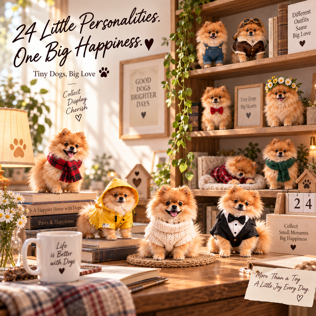 πΆπΎThe Fluffy Pomeranian Crew β 24 Little Companions to Discover & Collect