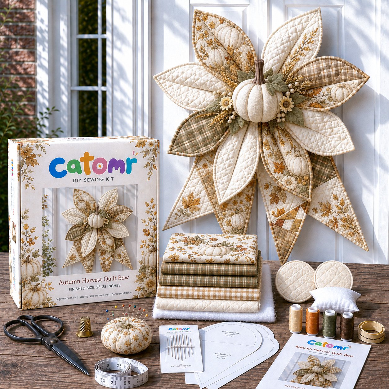 ⚡Large Patchwork Bow Sewing Kit