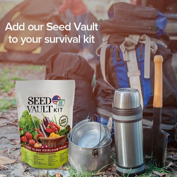 Last Day 49% OFF-Vegetable Seed Vault Kit | 35 Variety Pack