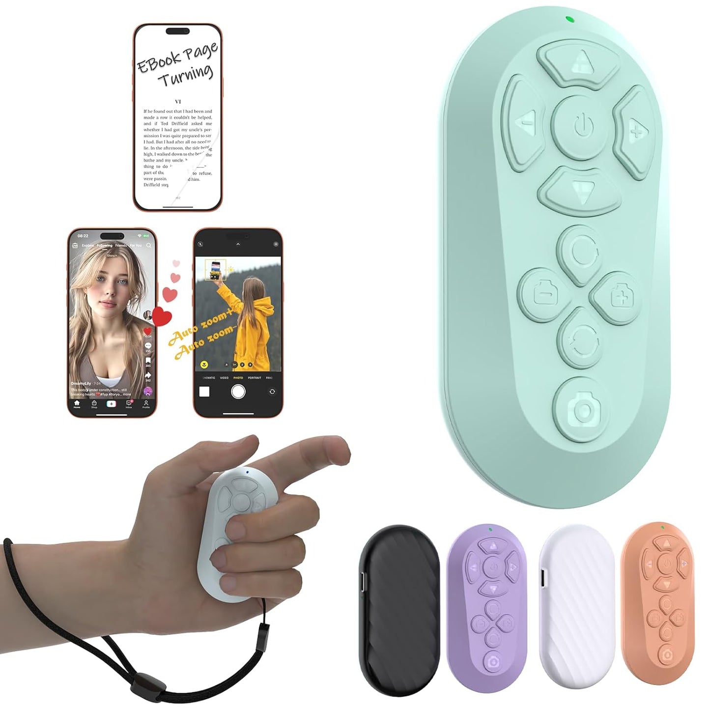 ๐ฑ2026 New Release Remote Control for TikTok Scrolling โ Wireless Scroller & Camera Shutter