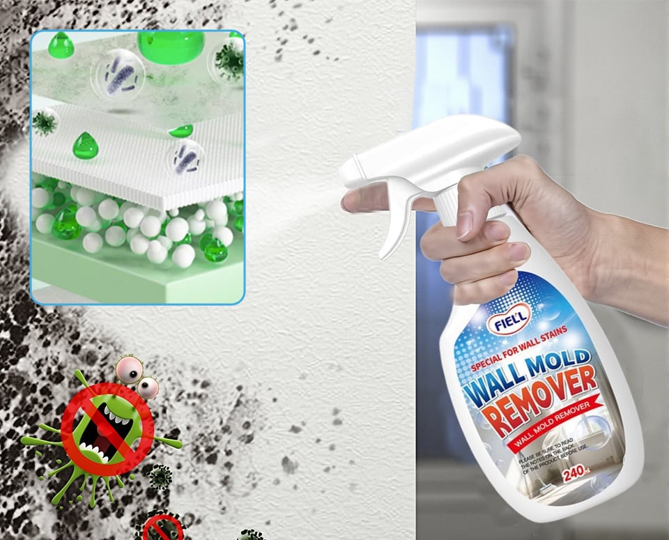 Fast Acting Anti-Mold Wall Cleaner Spray