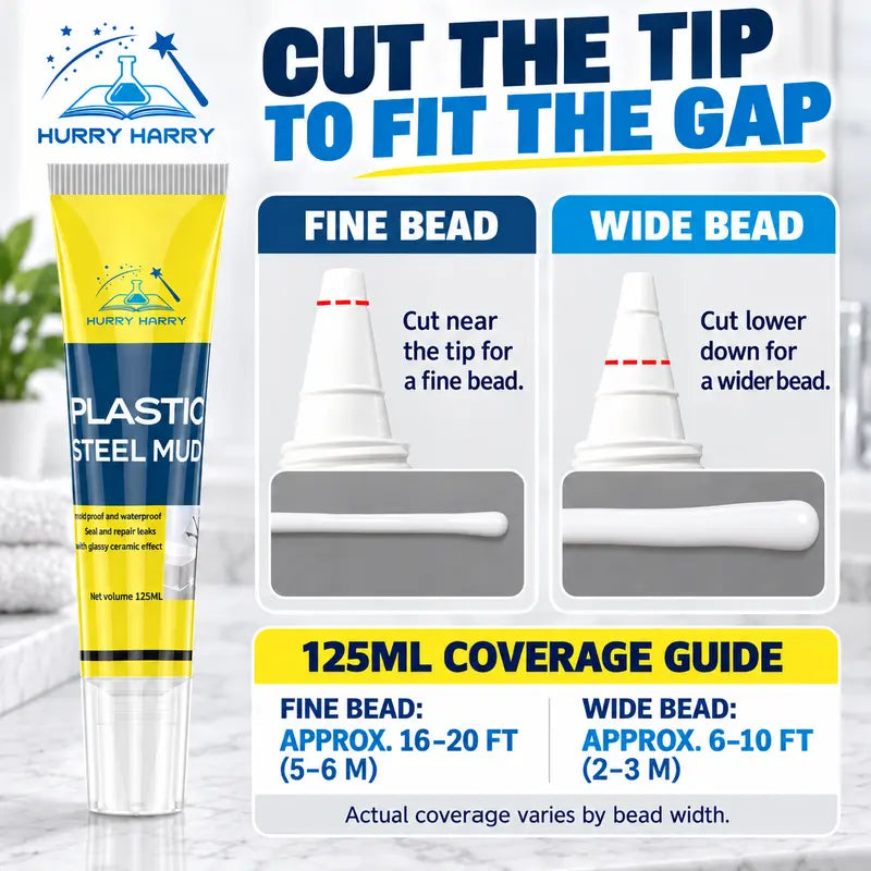 ๐ ๏ธ Waterproof Plastic Steel Putty โ Easy Gap & Crack Sealant