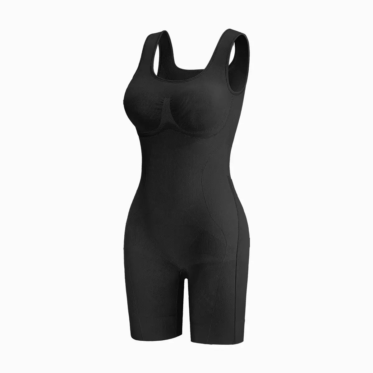 Tummy Control Butt Lifter Faja Bodysuit, Back Support Scrunch Back Open Designπ§