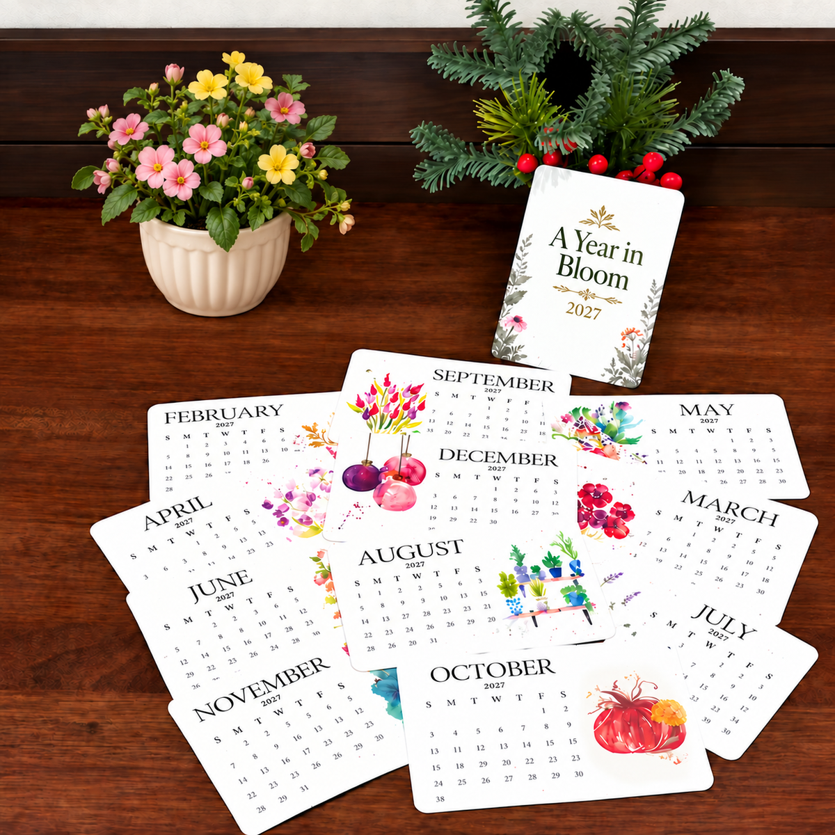 ✨Early Holiday Sale 49% OFF🌱Eco-Friendly Plantable “Timeless” Seed Calendar 2027📆