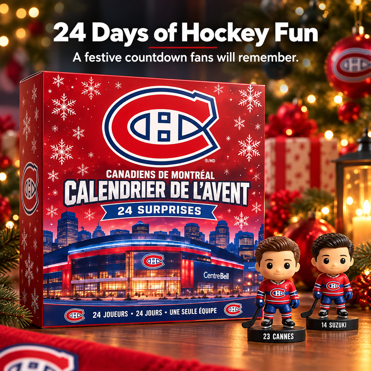 ๐Montreal Canadiens 2026 Christmas Advent Calendar