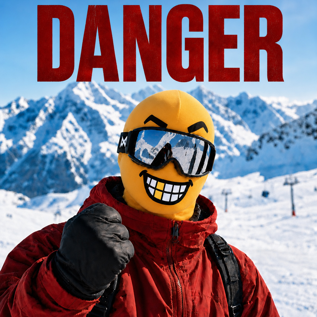 😂 Funny Block Head Ski Mask – Full Face Winter Balaclava