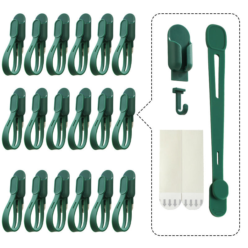 ✨🎄 6ps-Adjustable Christmas Wreath Hanger – Peel, Adjust & Hang Holiday Décor with Ease 🎄✨