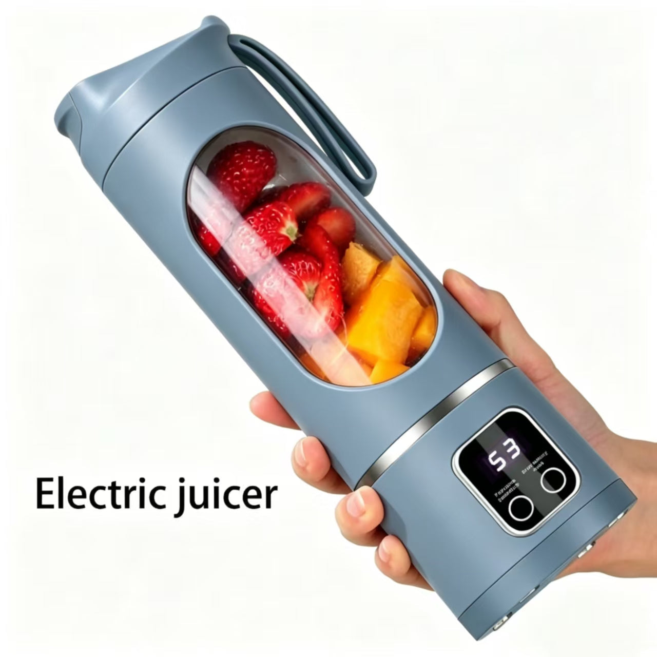 🔥Portable USB Blender with LED Display - Perfect for Smoothies & Juices