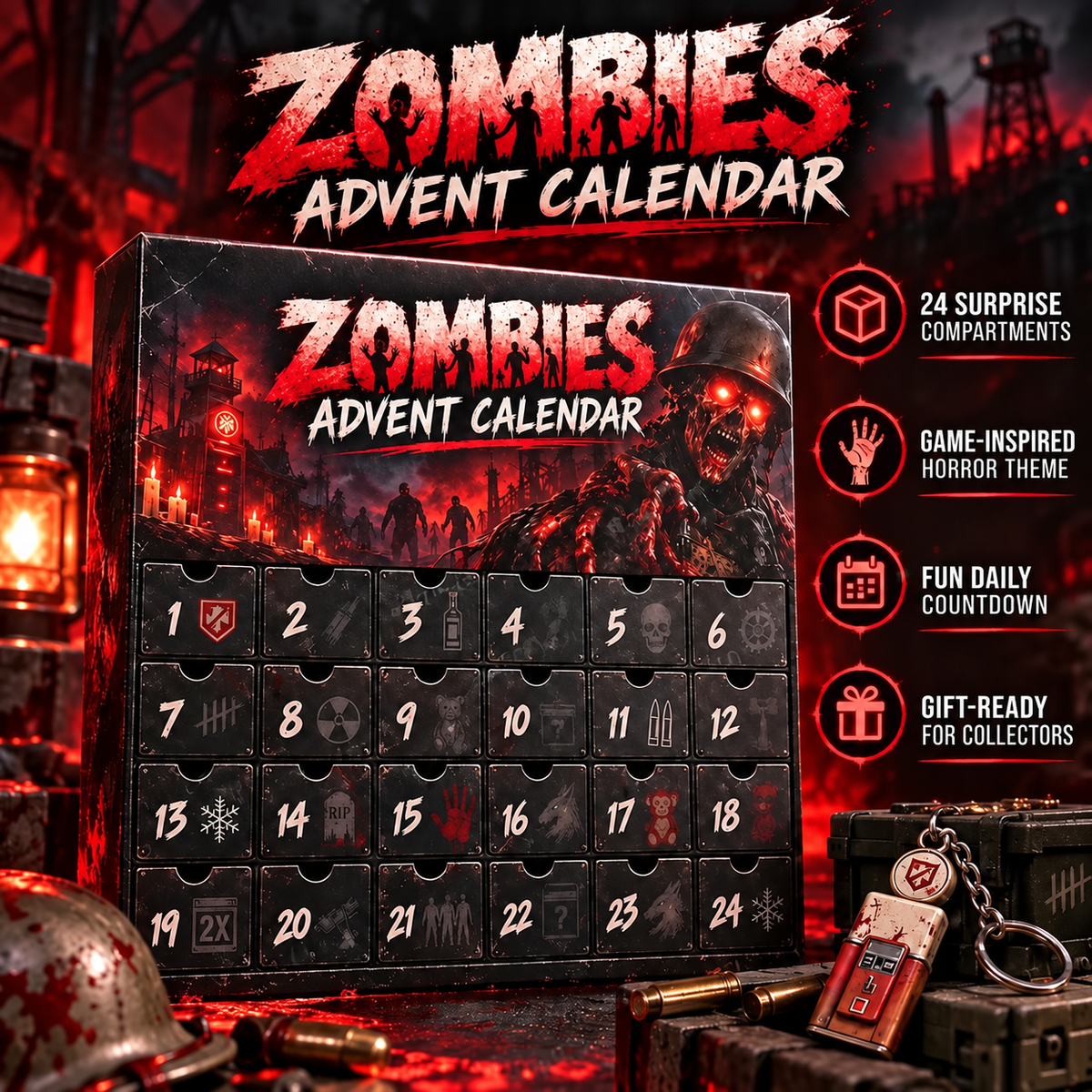 🎃 50% OFF Zombie Countdown Advent Calendar for Halloween