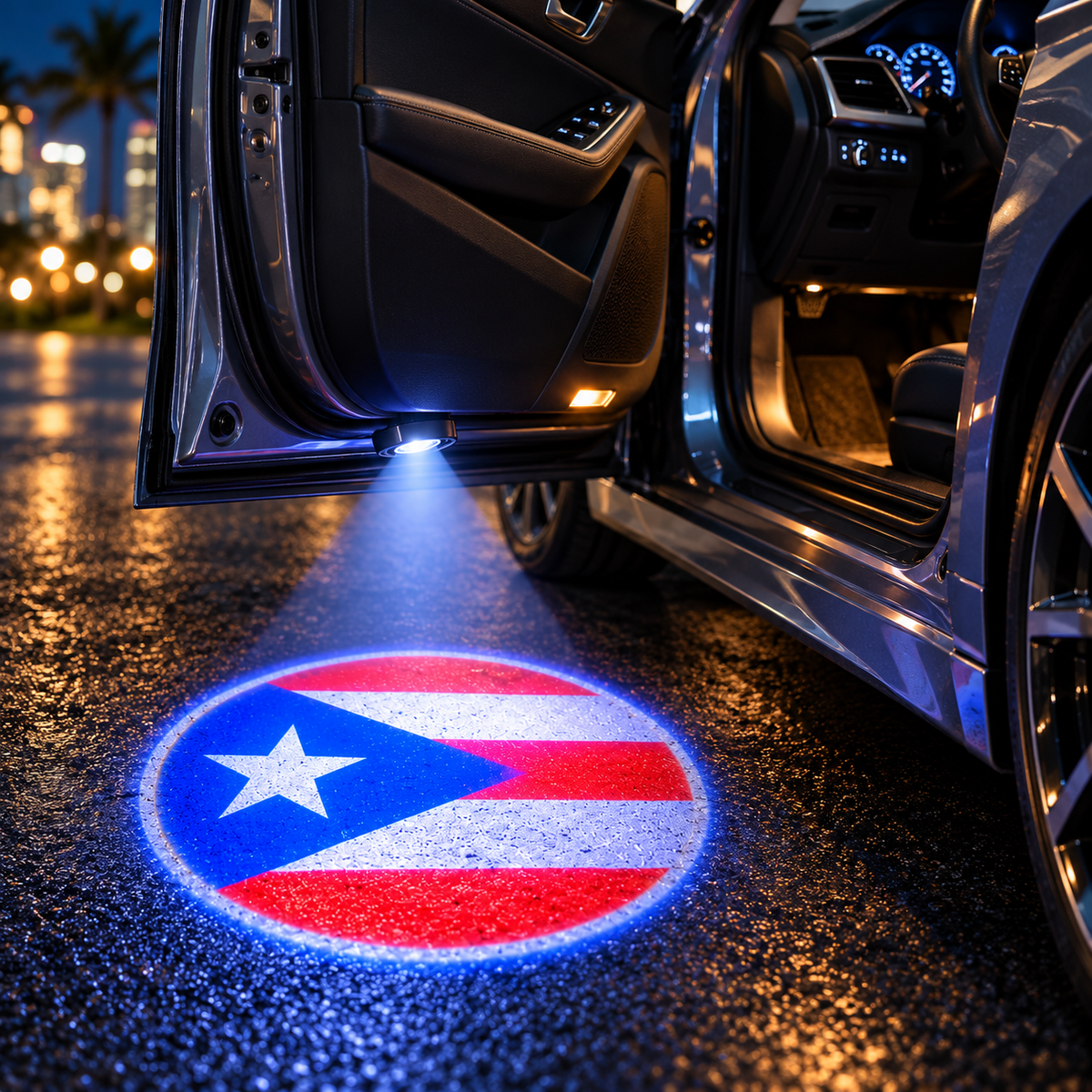 πLED Car Door Projection Lights β Fits Most Vehicles