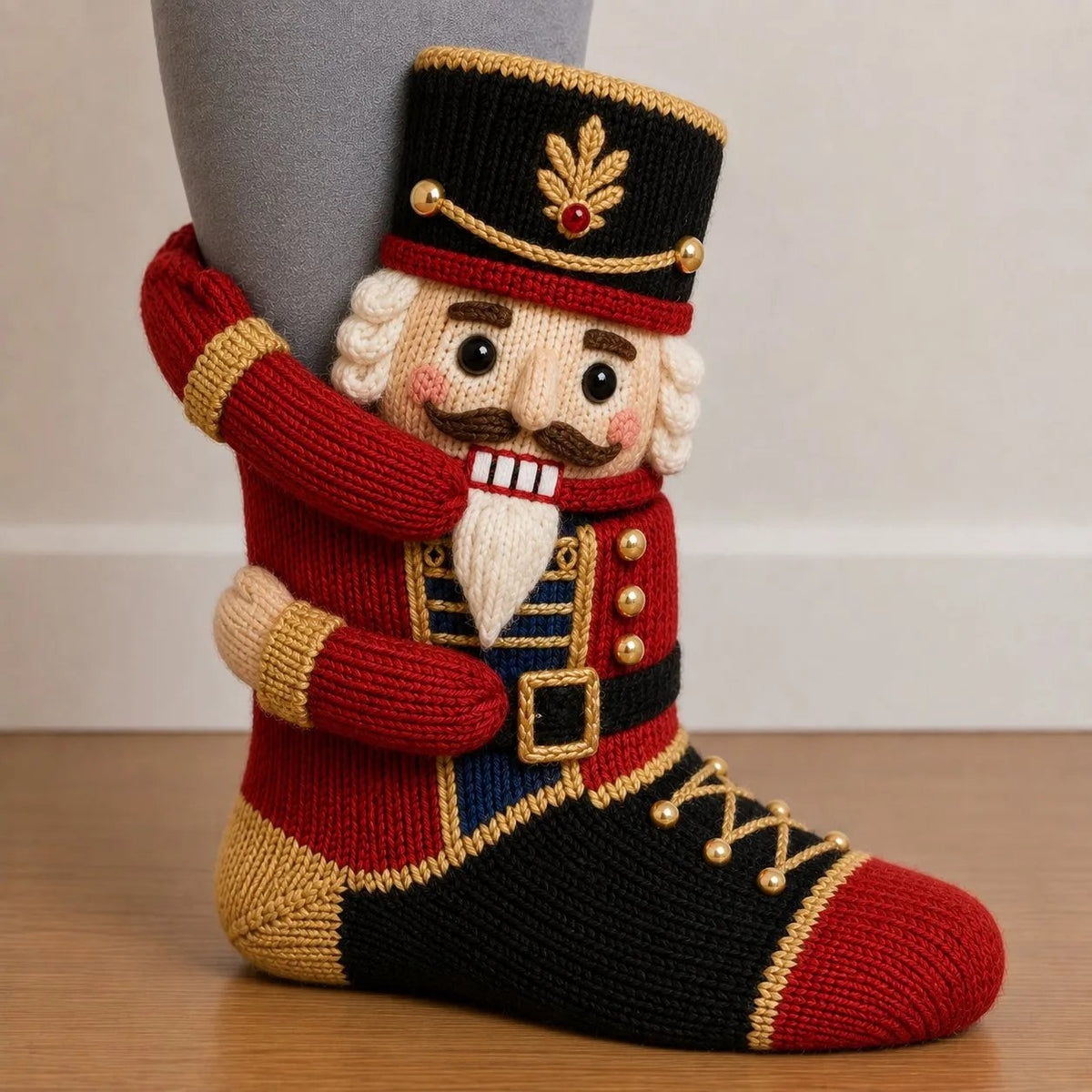 π
π§¦3D Hugging Christmas Socks Cute Wraparound Arms Cozy Festive Socksπ