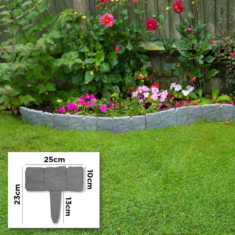⚡Faux Stone Garden Edging Border – Natural Rock Look Landscape Edge