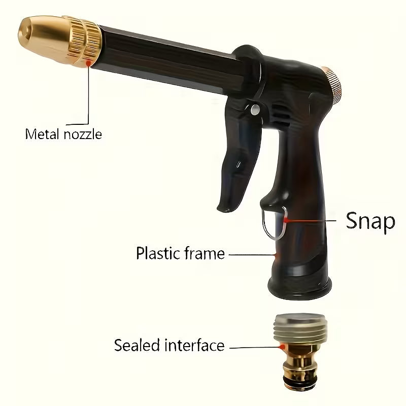 🔫 High-Pressure Water Gun – Handheld Car Wash + Garden Sprayer + Household Cleaner
