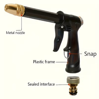 🔫 High-Pressure Water Gun – Handheld Car Wash + Garden Sprayer + Household Cleaner