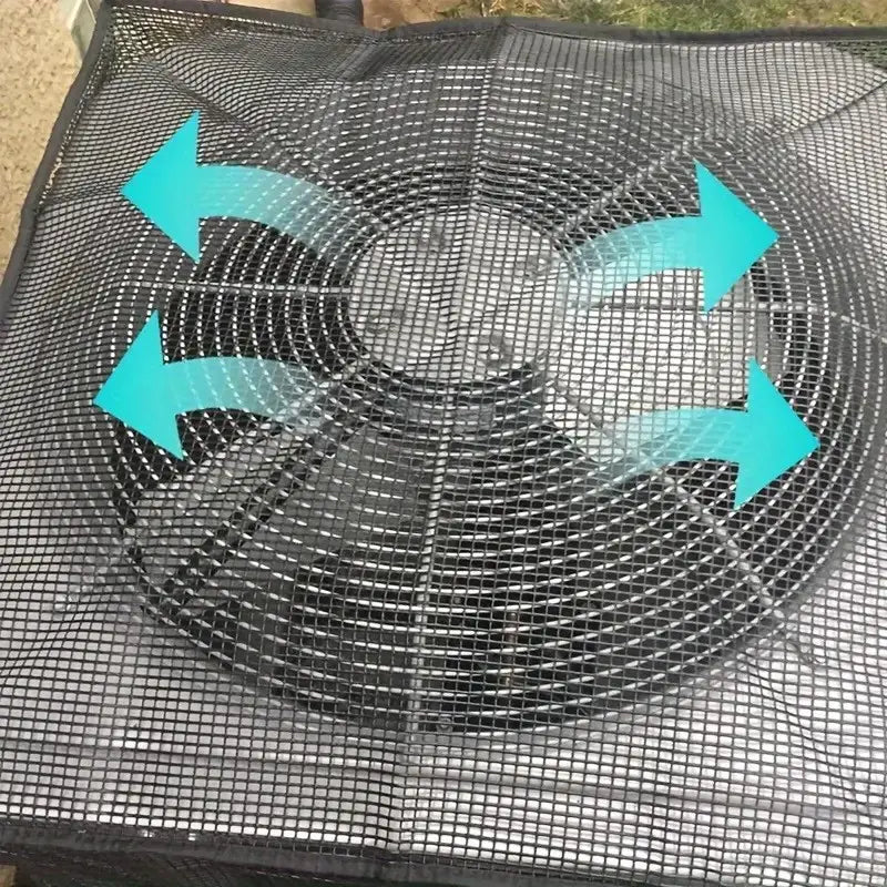 ❄️Heavy-Duty Full Mesh Outdoor Air Conditioner Cover – All-Season AC Protector