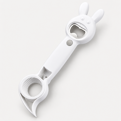 🔥🐰 6-in-1 Magnetic Rabbit Opener – Jar, Bottle, Can & Wine Opening Tool