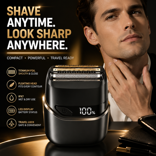 🔥 Hot sale  Portable Electric Foil Shaver For Men