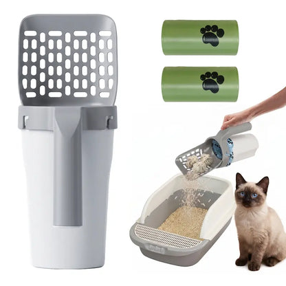 🔥 50% OFF TODAY | Cat Litter Scooper with Holder