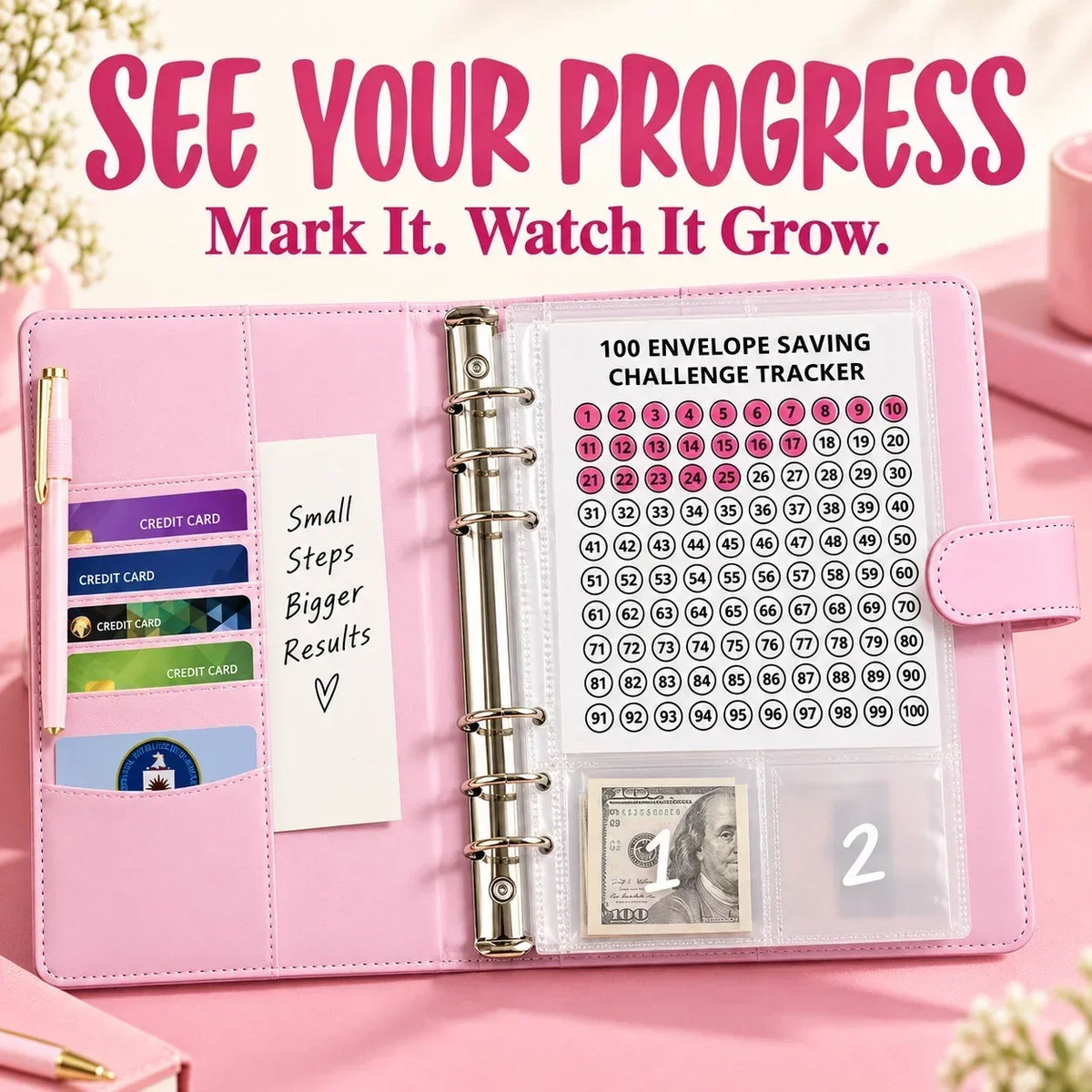 💰$5,050 Savings Challenge Binder