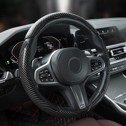 Car Steering Wheel Cover, Non slip Design Steering Wheel Protector, Universal Car Steering Wheel Cover for 15 Inch