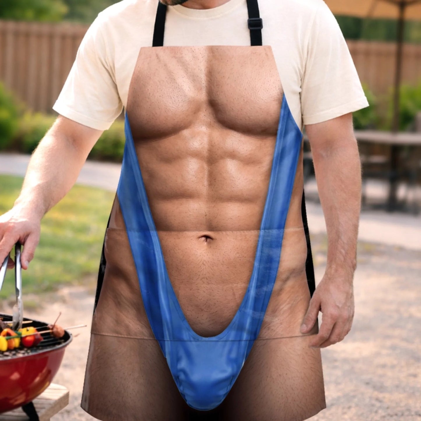 Personalized Photo Apron With Pocket – Gifts For Men – King Of The Grill
