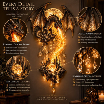 🔥Last Day 49% OFF -🐉 Dragonfire Guardian™ Wall Sconce – A Legendary Flame Awakens On Your Wall 🔥