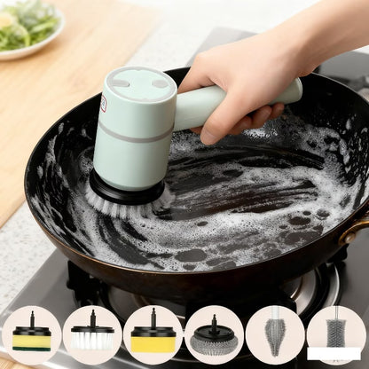 🔥Multi Functional Kitchen Dishwashing-Rechargeable Durable Battery Life
