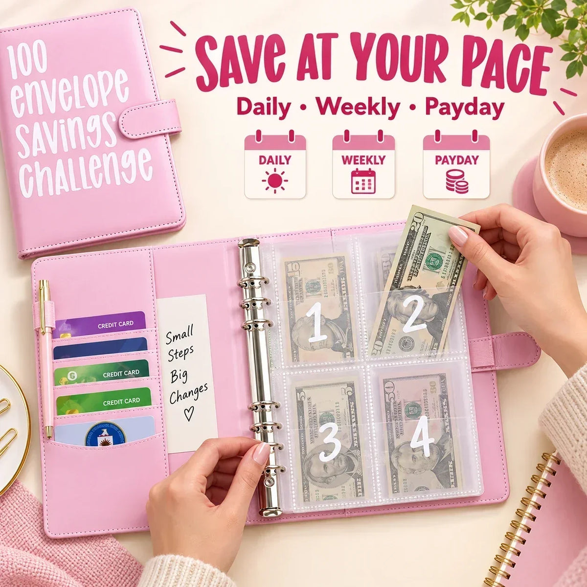 💰$5,050 Savings Challenge Binder