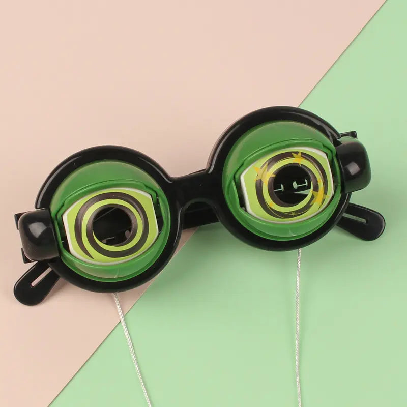 Fun and quirky glasses, suitable for children, creative prank toy, Easter, Christmas, and birthday gift, novelty and funny gadget, game accessory, suitable for party supplies.