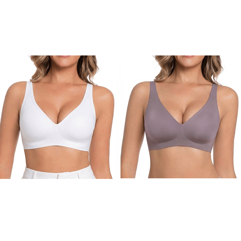 🎁Last Day Buy 1 Get 1 Free🔥Super Firming Wire-Free Push Up V-Neck Bra