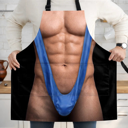Personalized Photo Apron With Pocket – Gifts For Men – King Of The Grill