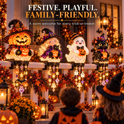 🎃Halloween Porch Magic Cascade Railing Lights