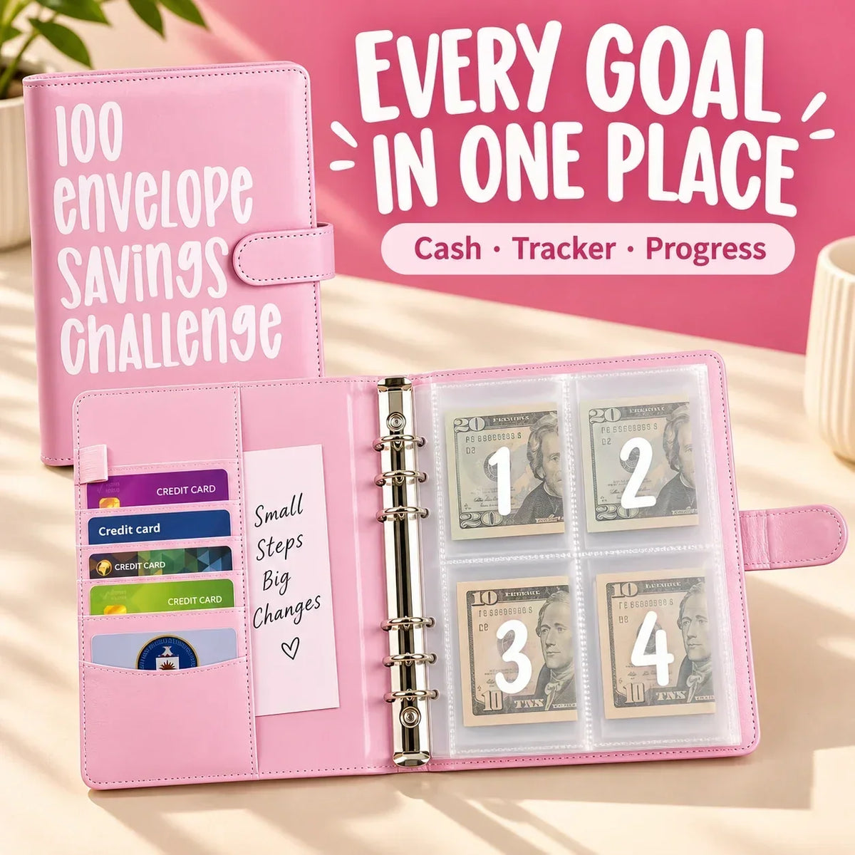 💰$5,050 Savings Challenge Binder