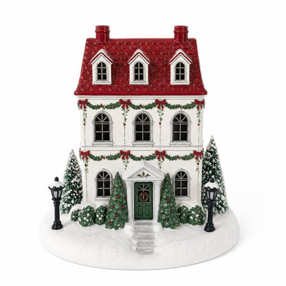 🏡Christmas House Aroma Diffuser – Gentle Mist & Glowing Windows