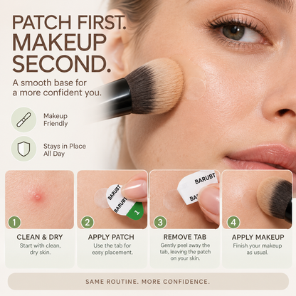 🧴PRE-MAKEUP SPOT PATCHES | Ultra-Thin Clear Blemish & Dark Spot Patches for a Smoother Makeup Finish