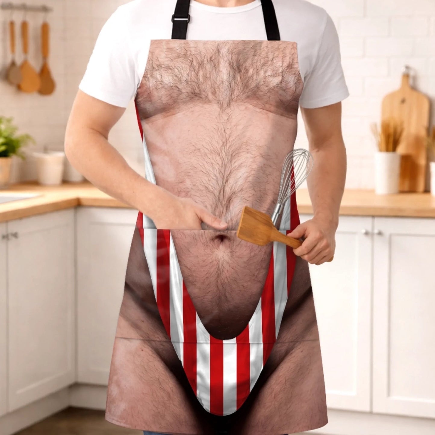 Personalized Photo Apron With Pocket – Gifts For Men – King Of The Grill