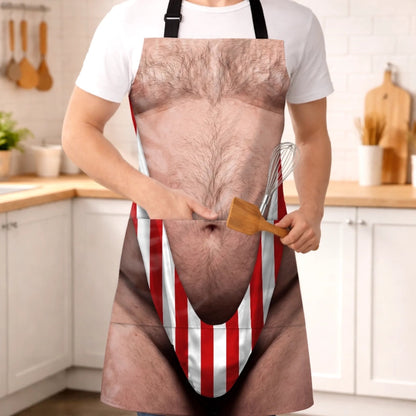 Personalized Photo Apron With Pocket – Gifts For Men – King Of The Grill