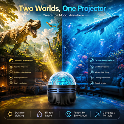 🔥Galaxy Projector, Create Fantastic Night Scenes In Your Room
