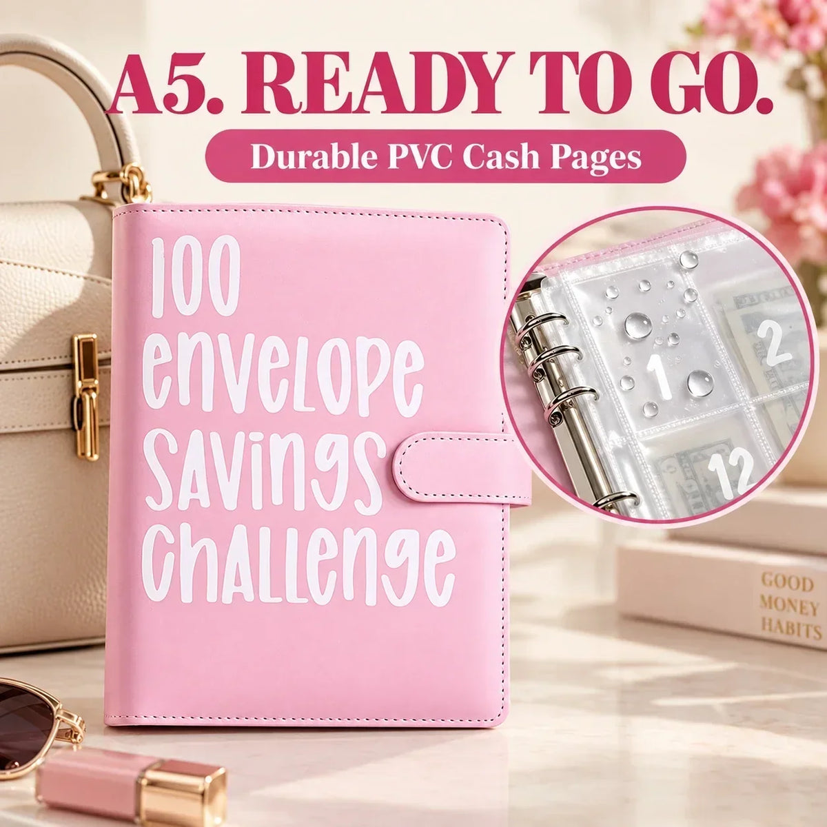 💰$5,050 Savings Challenge Binder