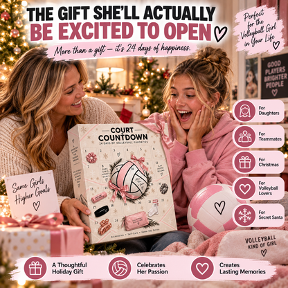 🏐 50% OFF Volleyball Advent Calendar 🎄 24 Days Of Christmas Surprises For Volleyball Lovers