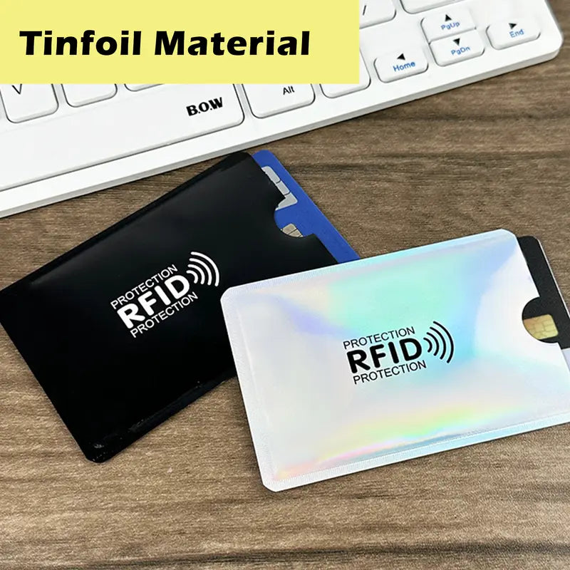 8 Pack RFID Blocking Sleeves for Credit Cards