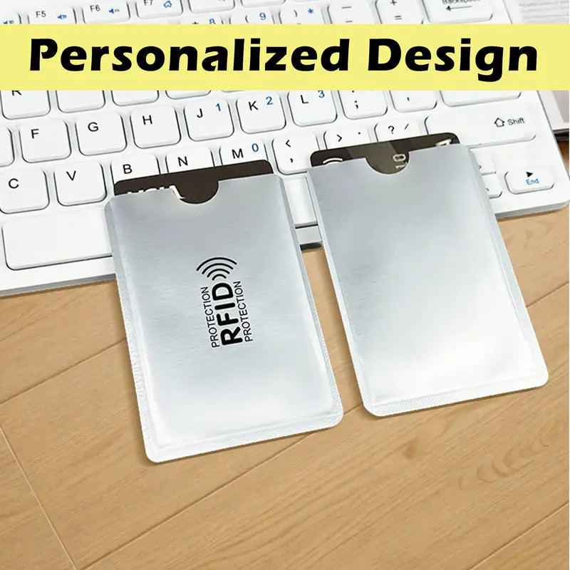 8 Pack RFID Blocking Sleeves for Credit Cards