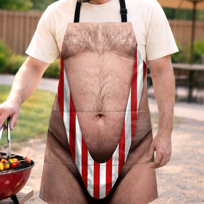 Personalized Photo Apron With Pocket – Gifts For Men – King Of The Grill